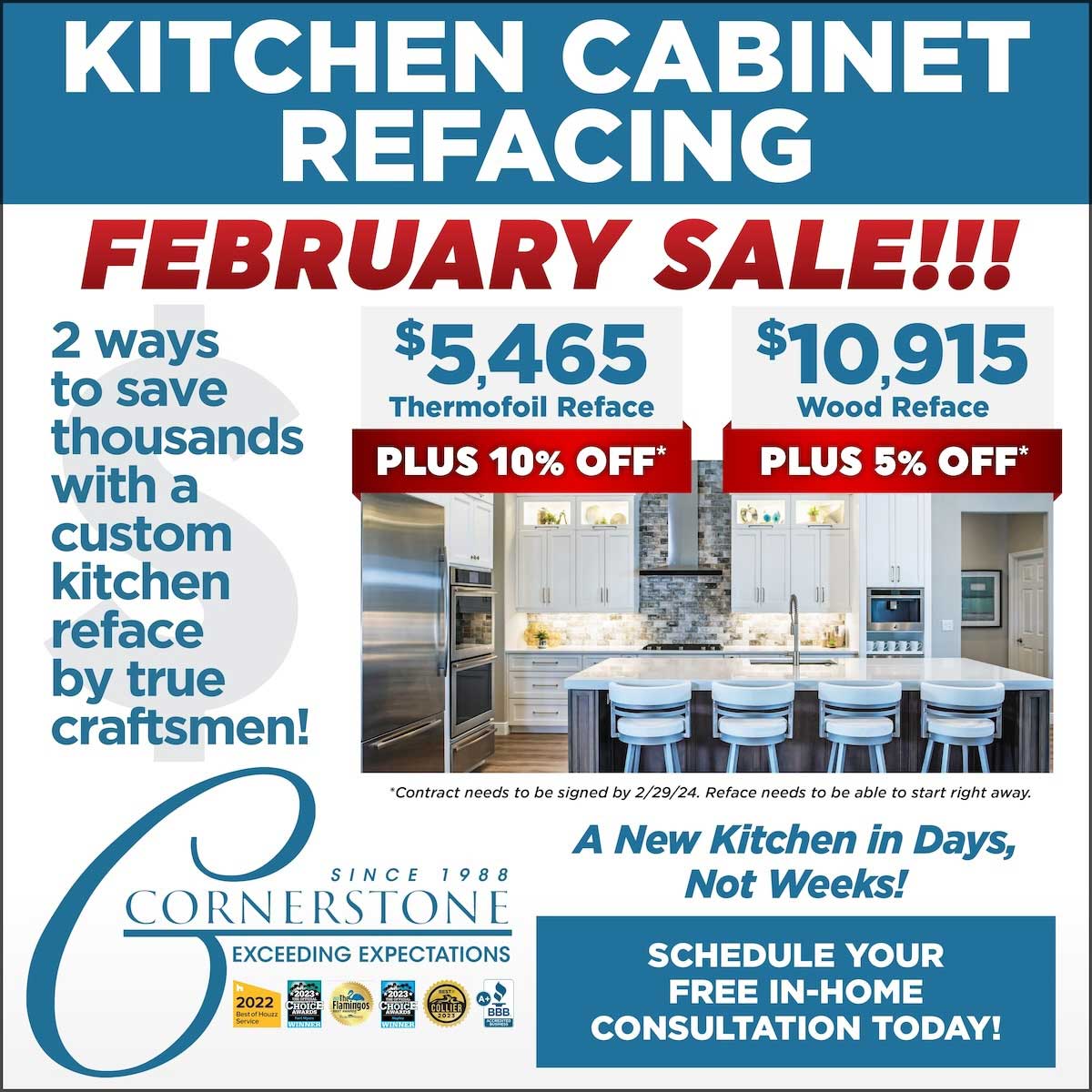 Refacing Fort Myers Thermofoil & Wood Refacing Naples & Marco