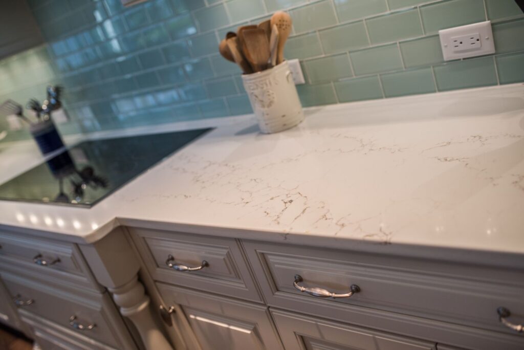 quartz countertop in a kitchen